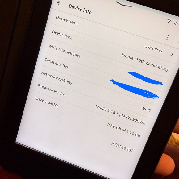 Kindle 10th Generation with 6” Backlit Display and Protective Case - Picture 5 of 5